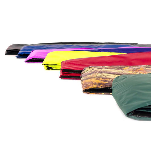 Trampoline spring pads in various colors