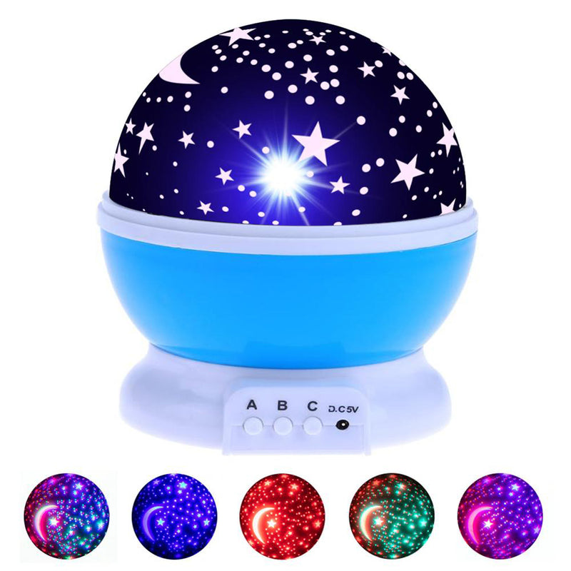 led rotating star projector