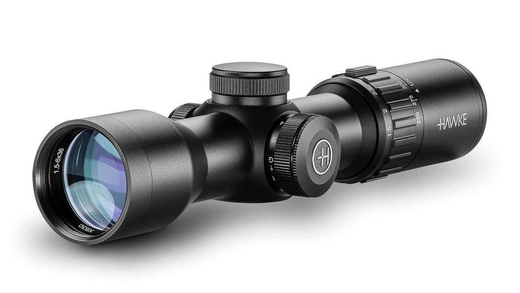 Hawke XB30 Compact 1.5-6x36 Scope, With SR Reticle
