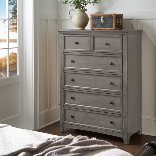 Cinema 5 Drawer Chest - Charcoal