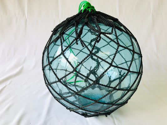 Y4407 FLOAT Glass Floating Ball fishing bouy net Japanese antique vint –  Hareitiba Japanese Antique