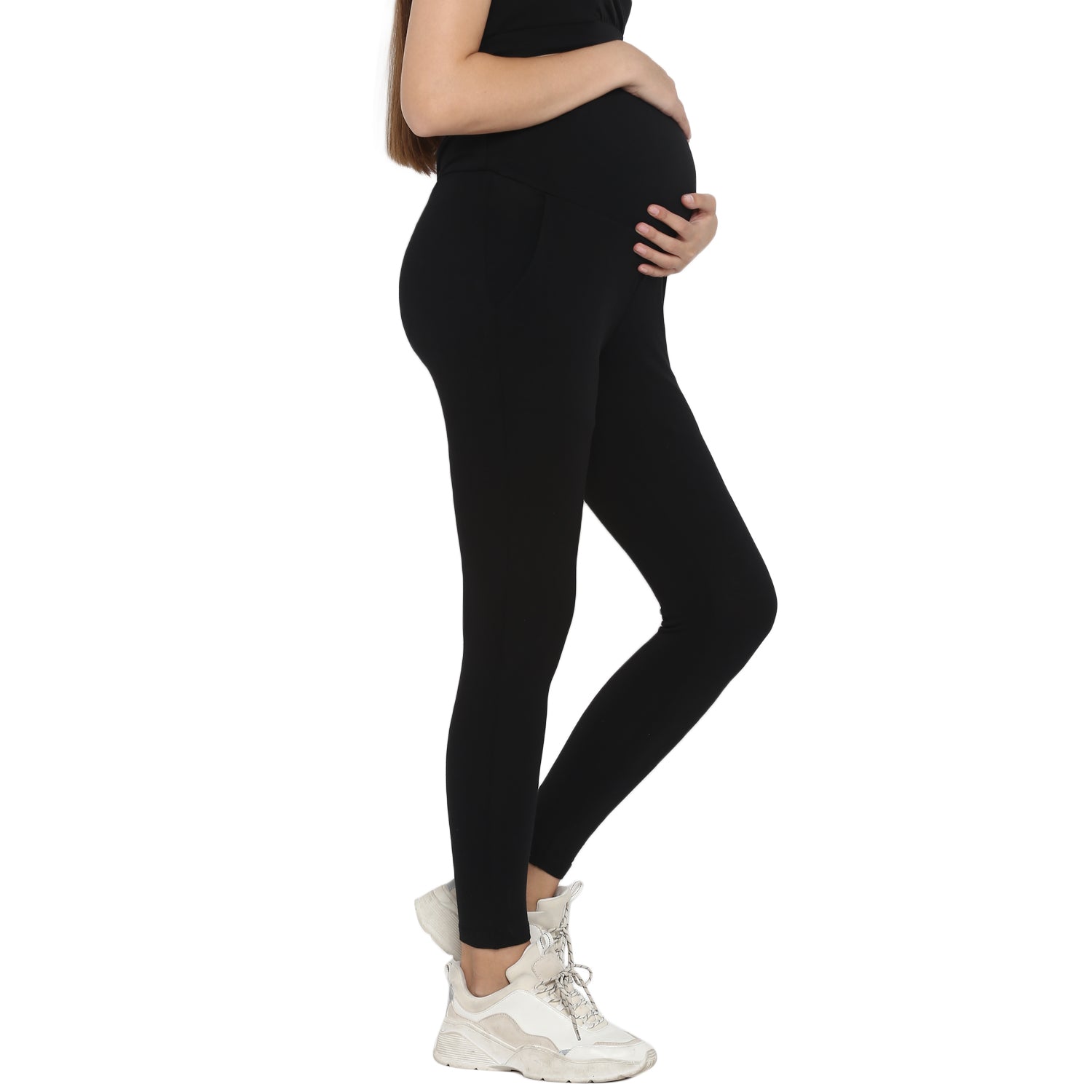 under belly maternity leggings