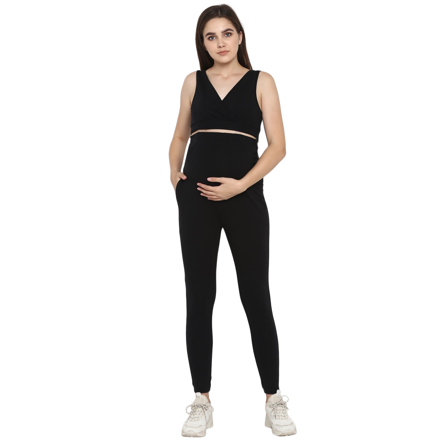 under belly maternity leggings