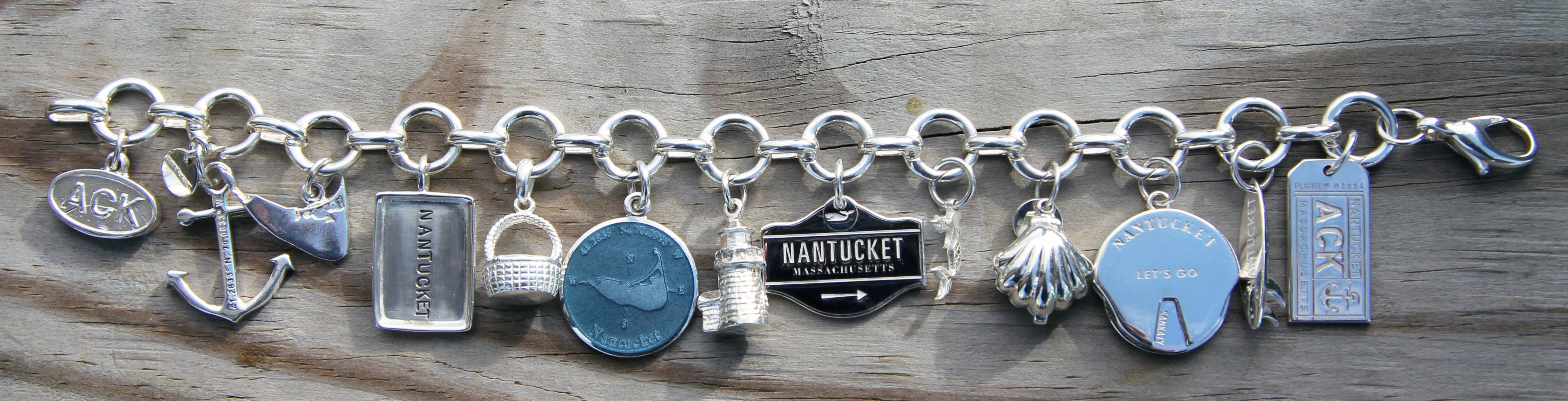 Complete Nantucket Charm Bead Bracelet – Blue Beetle