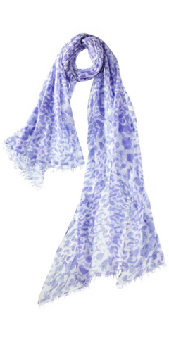 periwinkle cashmere scarf