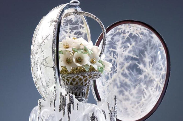 Das Ei «Winter" von Fabergé
