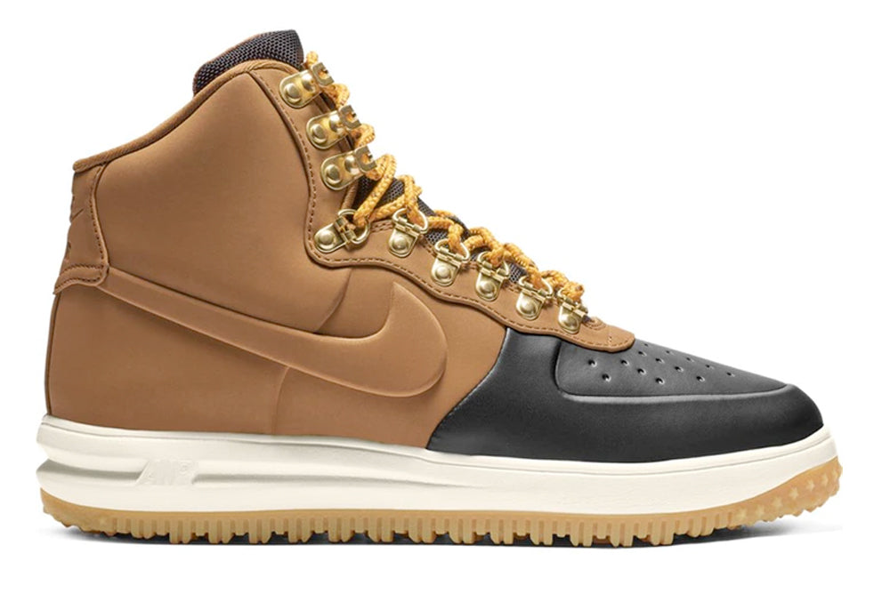 nike air force 1 duckboot light british tan black