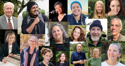 portraits of 16 passionate authors writing about nature, conservation and climate change