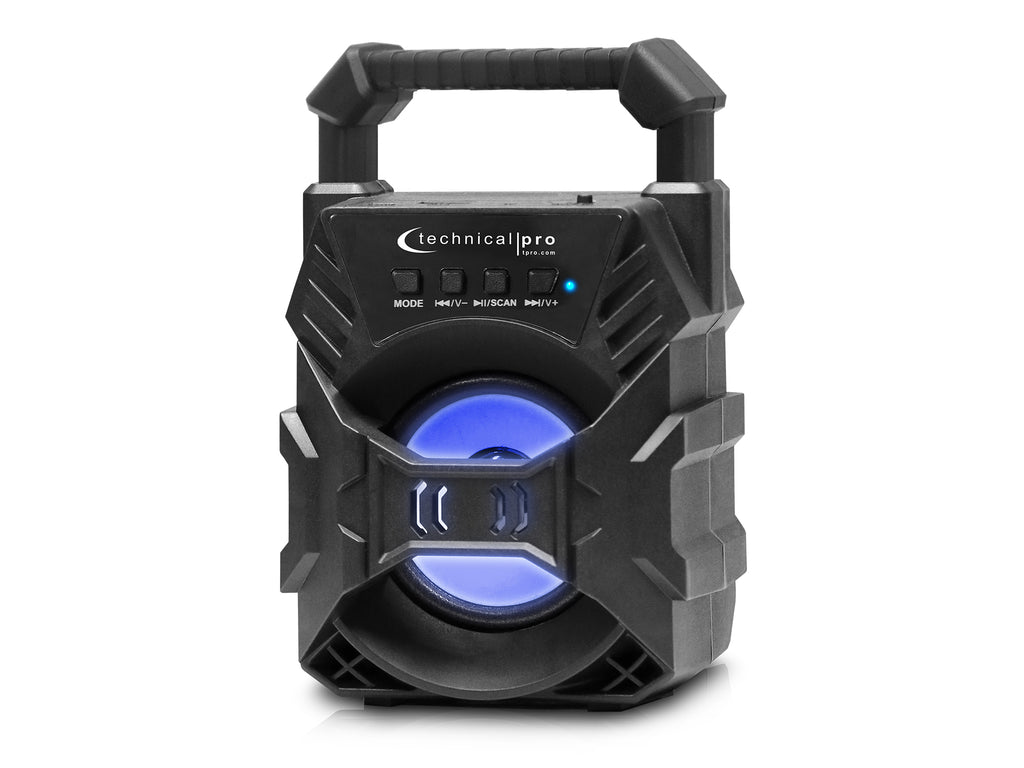 technical pro rechargeable bluetooth speaker