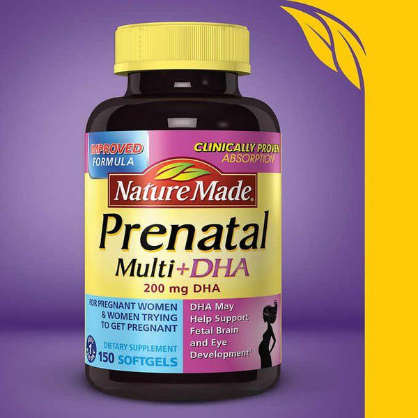 Nature Prenatal Multi + DHA mg 150 Softgels