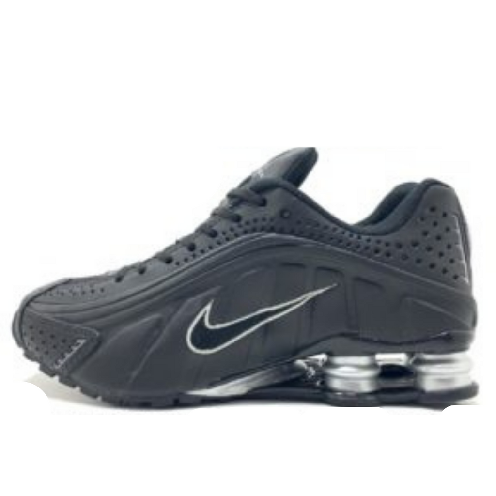 nike shox preto com prata