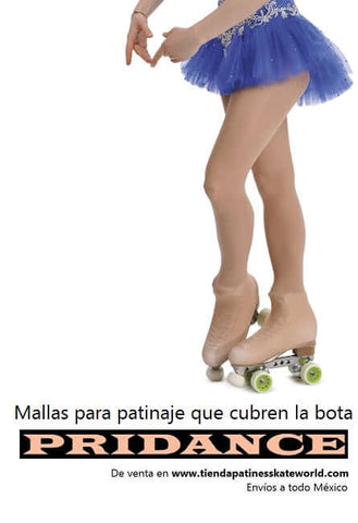 Mallas para patinaje que cubren la bota de los patines