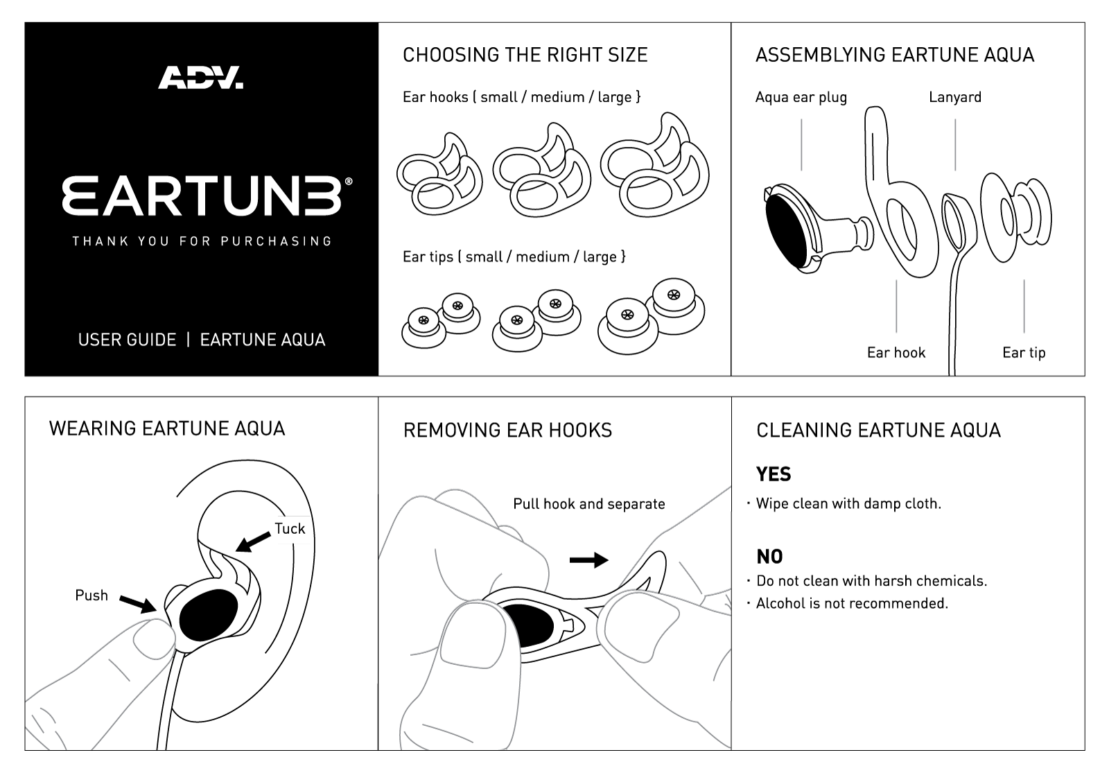 ADV. Eartune Aqua U User Guide