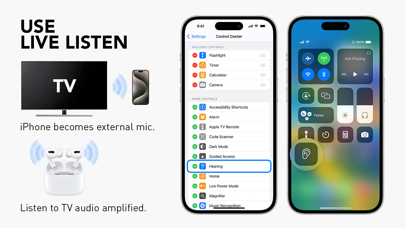 Using AirPods Pro Live Listen Feature