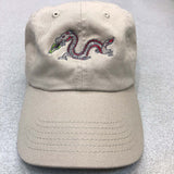 Beige Dragon Custom Embroidered Hat