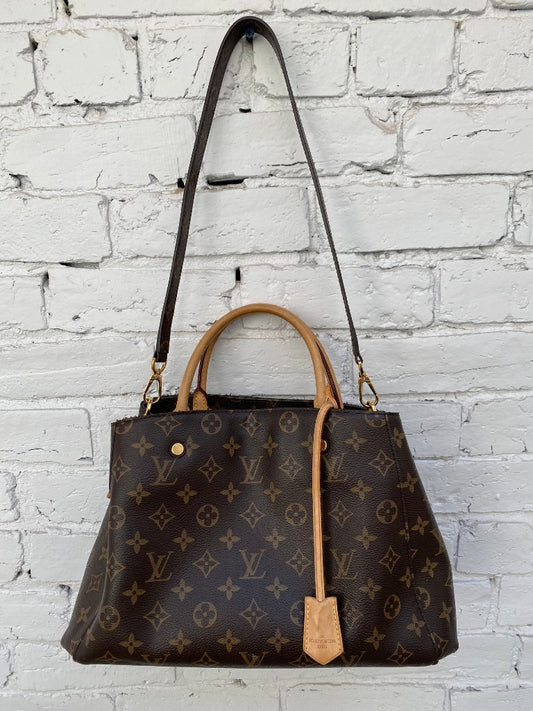 Louis Vuitton Monogram Marais Bucket GM Tote Bag 1L816a