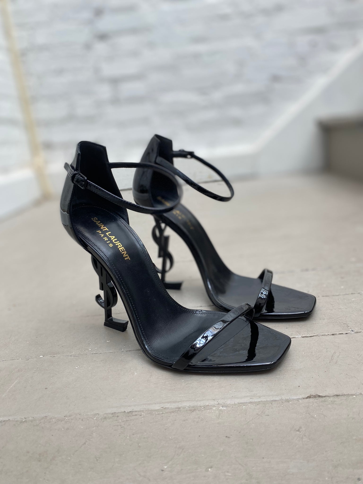 YSL Opium Strappy Heels – Agora Vintage - Athens, Georgia