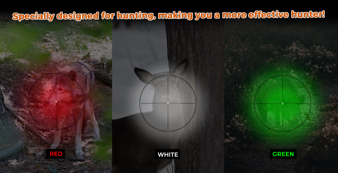 Brinyte HL28 Headlamp Ultra-long Battery Life hunting flashlight,White/Green/Red/IR night Hunting Light