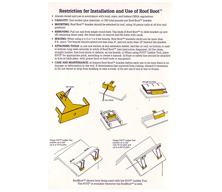 Roof Boot Instructions