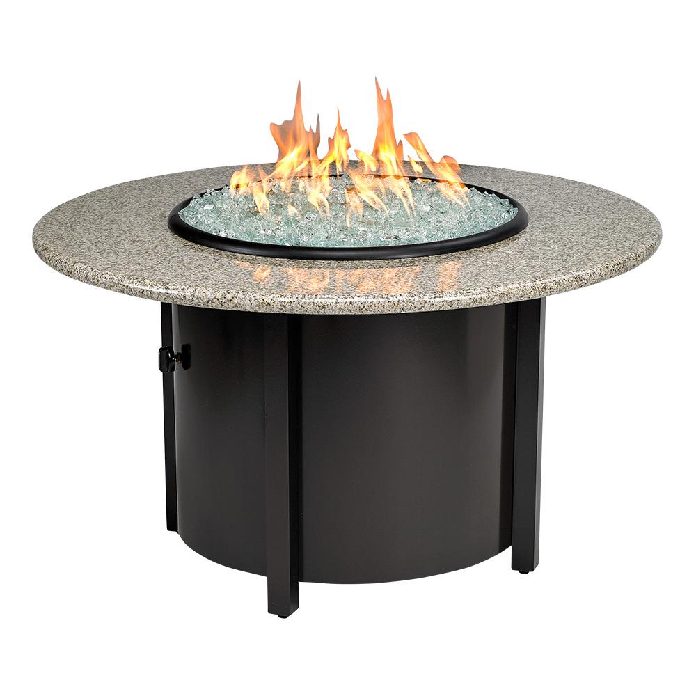 Carmel Chat Height Propane Fire Pit Round Table - Fire Pit ...