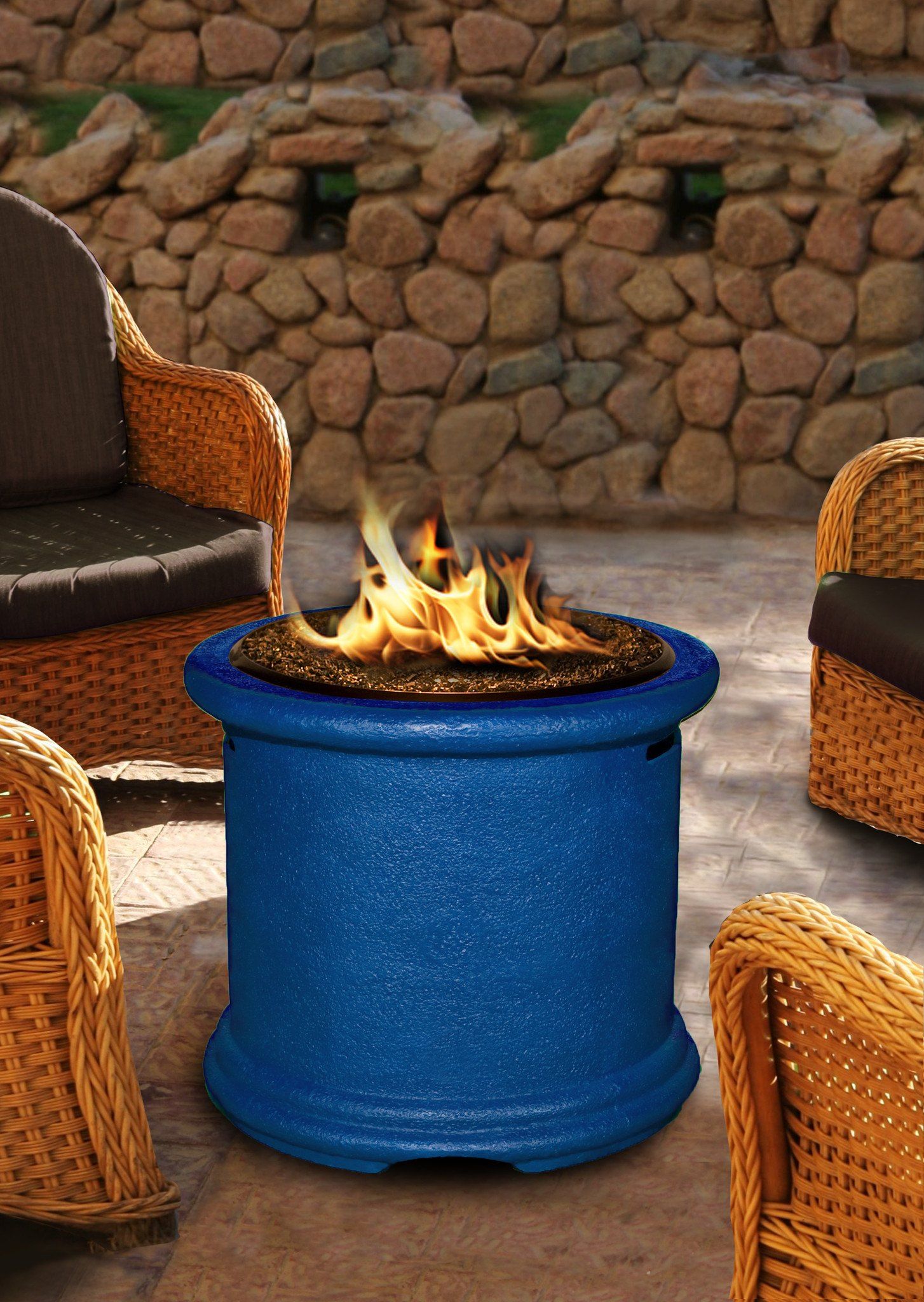 Island Chat Height Propane Fire Pit Table Natural Gas Fire Pit