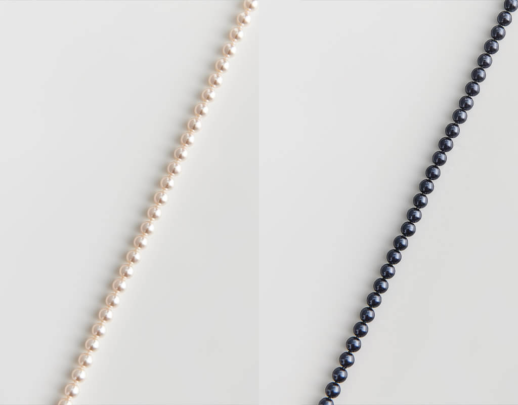 Single pearl string