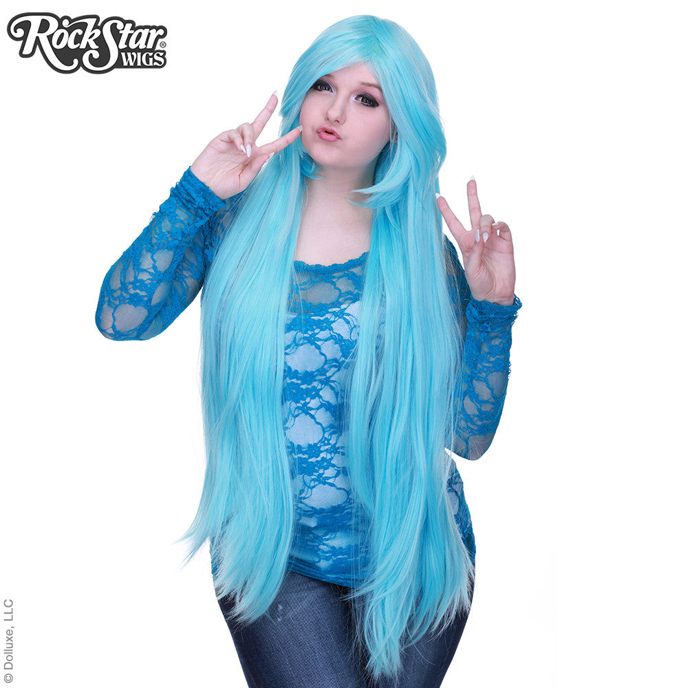 Cosplay Wigs USA™ Straight 100cm/40" - Baby Blue -00345 