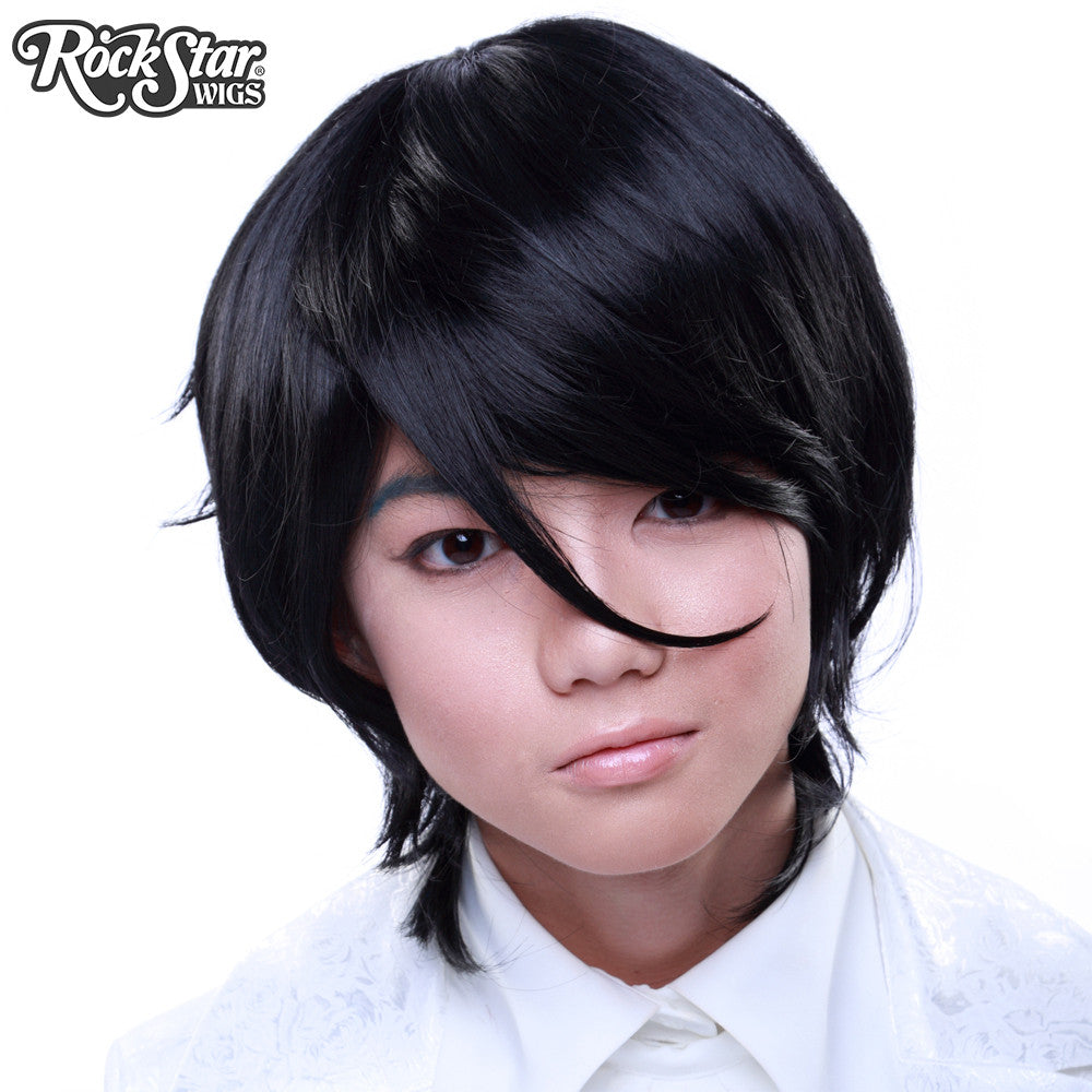 boys black wig