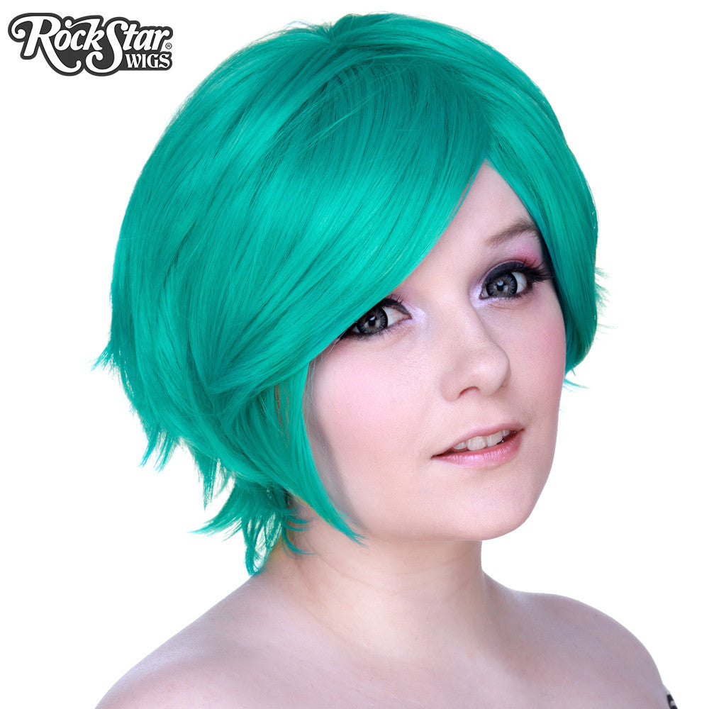 teal cosplay wig