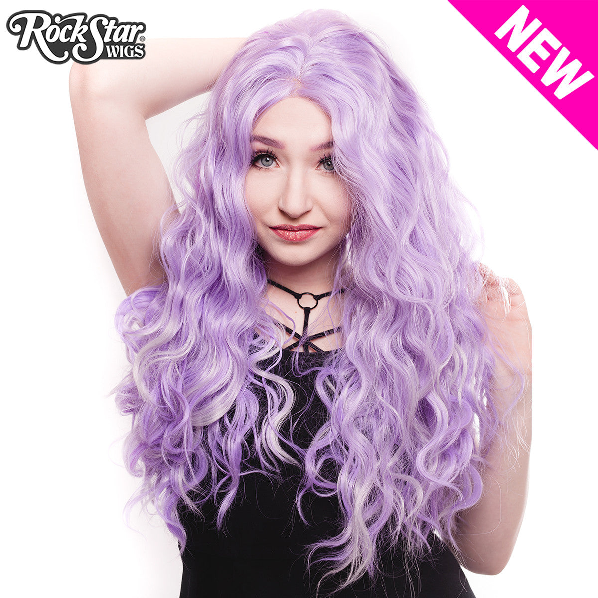 silver lavender wig