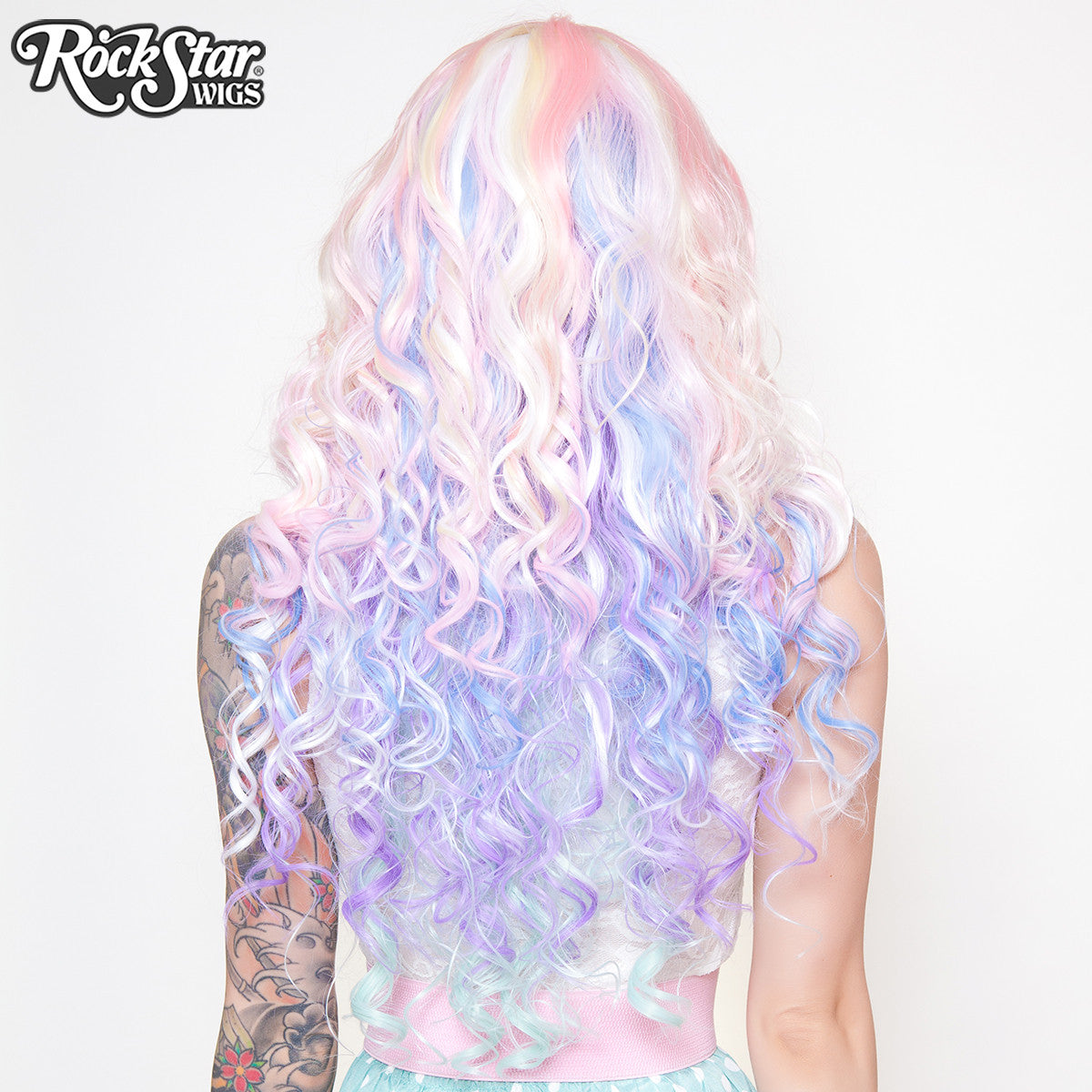 rainbow hair wig