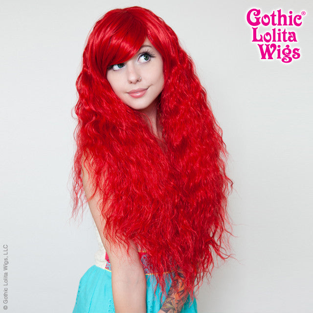 red doll wig