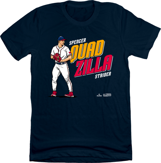 Eddie Rosario Kids T-Shirt - Tri Gray - Atlanta | 500 Level Major League Baseball Players Association (MLBPA)