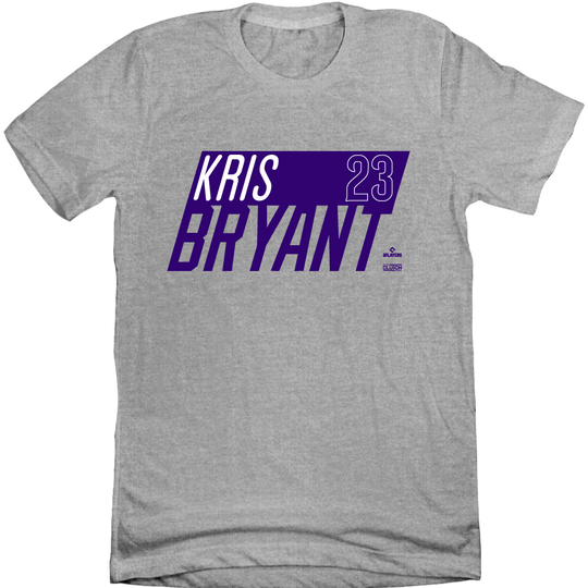 Celebrate Kris Bryant's arrival in Colorado with a cool shirt