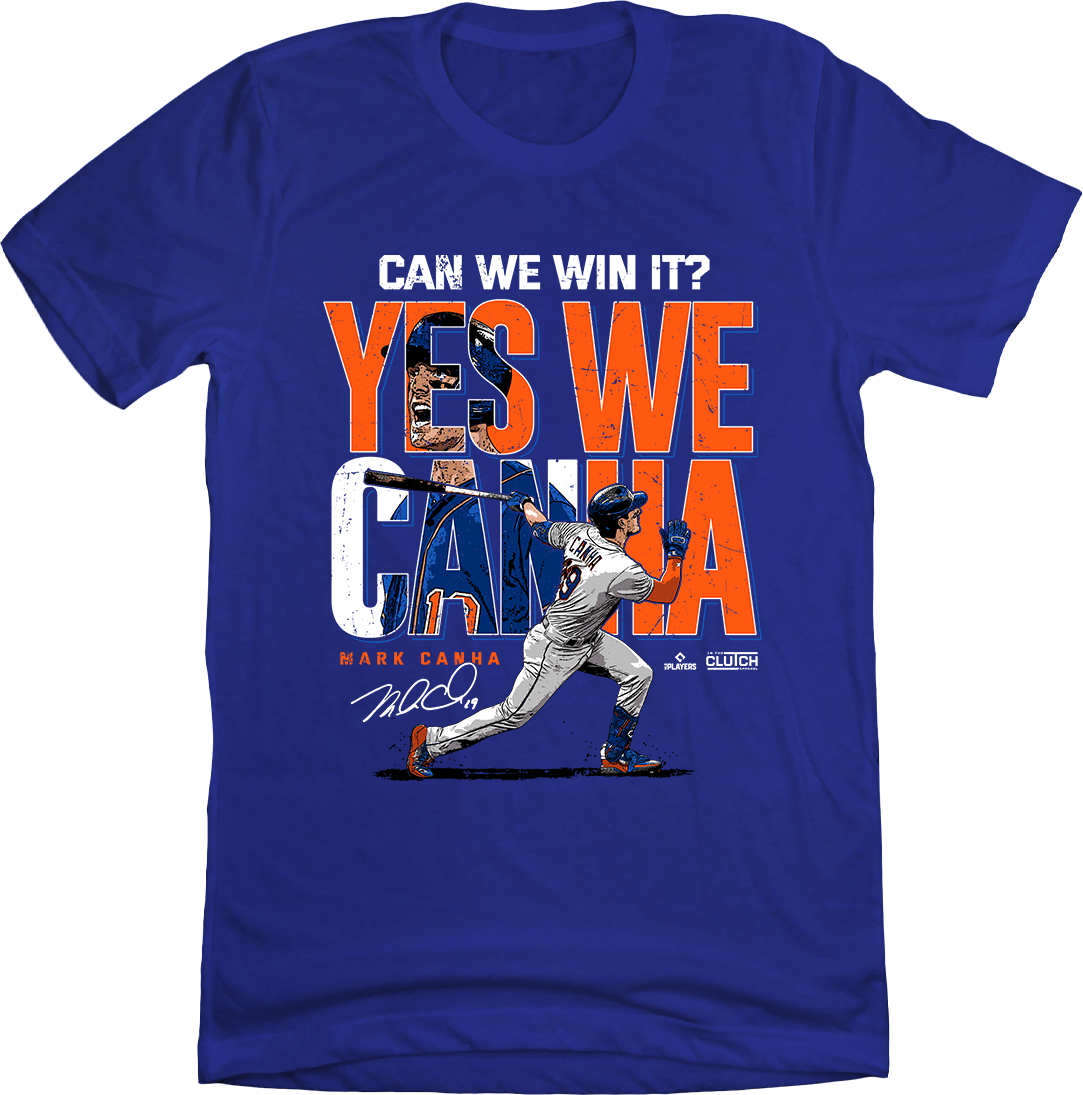 Mark canha yes we can win it mlbpa shirt, hoodie, sweater, long sleeve and  tank top