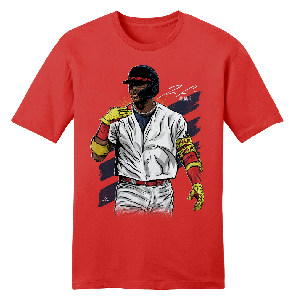 Official Ronald Acuña Jr. Spotlight MLBPA Tee | Atlanta Apparel | In ...