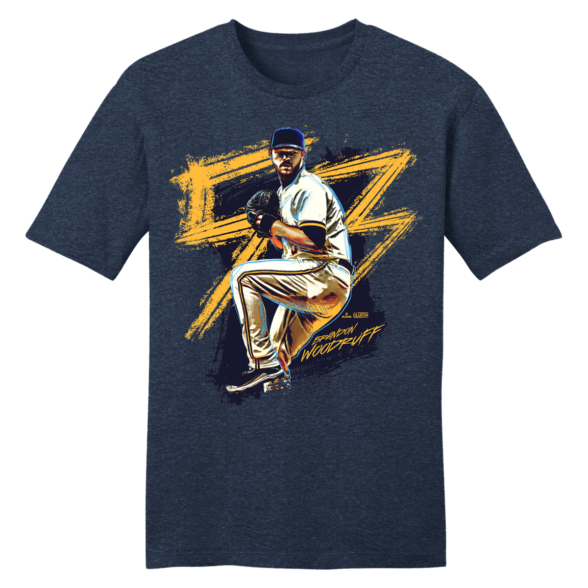 Brandon Woodruff MLBPA Tee | Milwaukee Baseball | In The Clutch