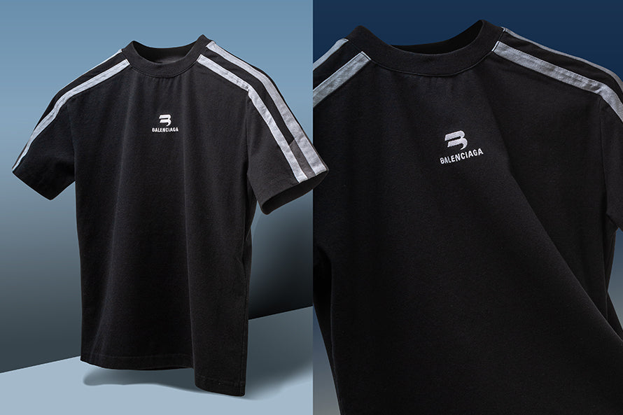 Balenciaga Black Sporty B Shrunk T-Shirt