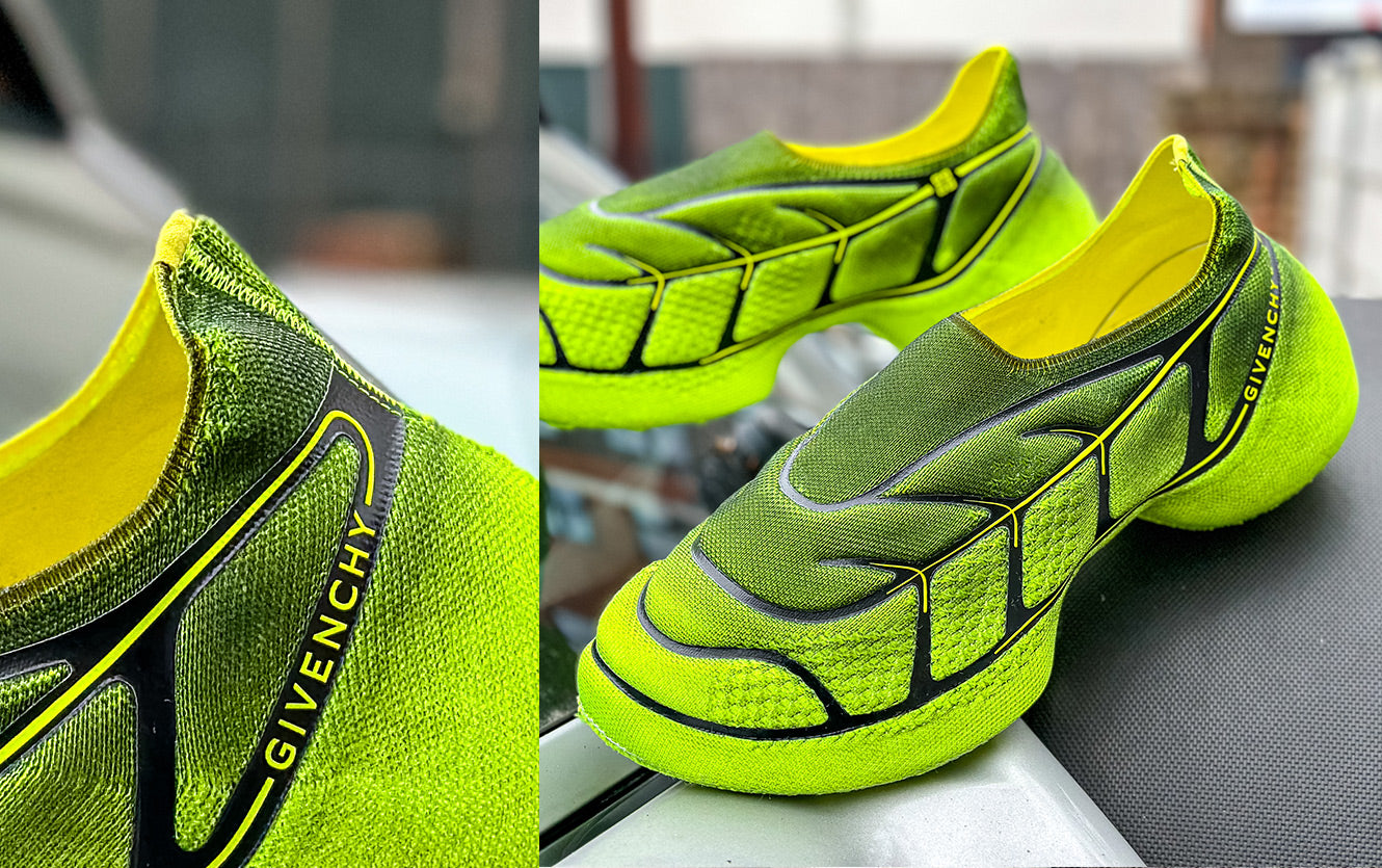 Givenchy Fluorescent Yellow TK-360 Plus Trainers