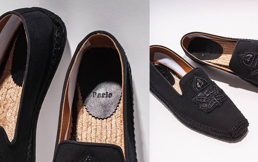 Christian Louboutin Nanou Max Black Espadrilles