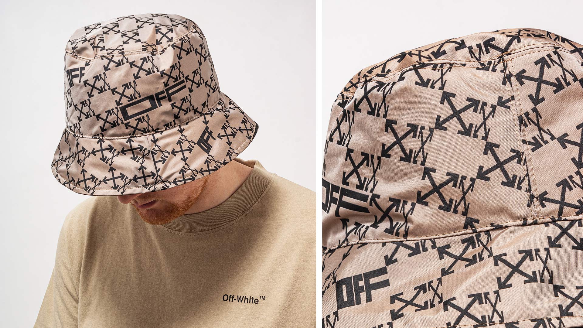 Off-White c/o Virgil Abloh Reversible Monogram Bucket Hat