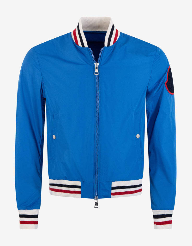 moncler blue bomber jacket