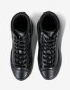 Givenchy Black Leather City High Top Trainers