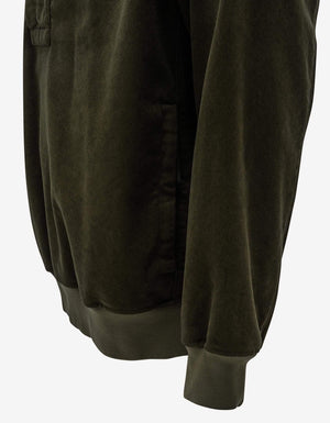 Stone Island Green Nylon-Blend Hooded Jacket