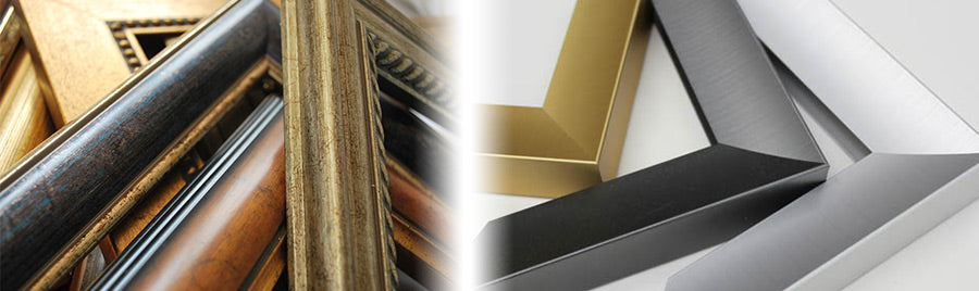 Variety of Wood and Metal Frame Mouldings for Custom Letterboards
