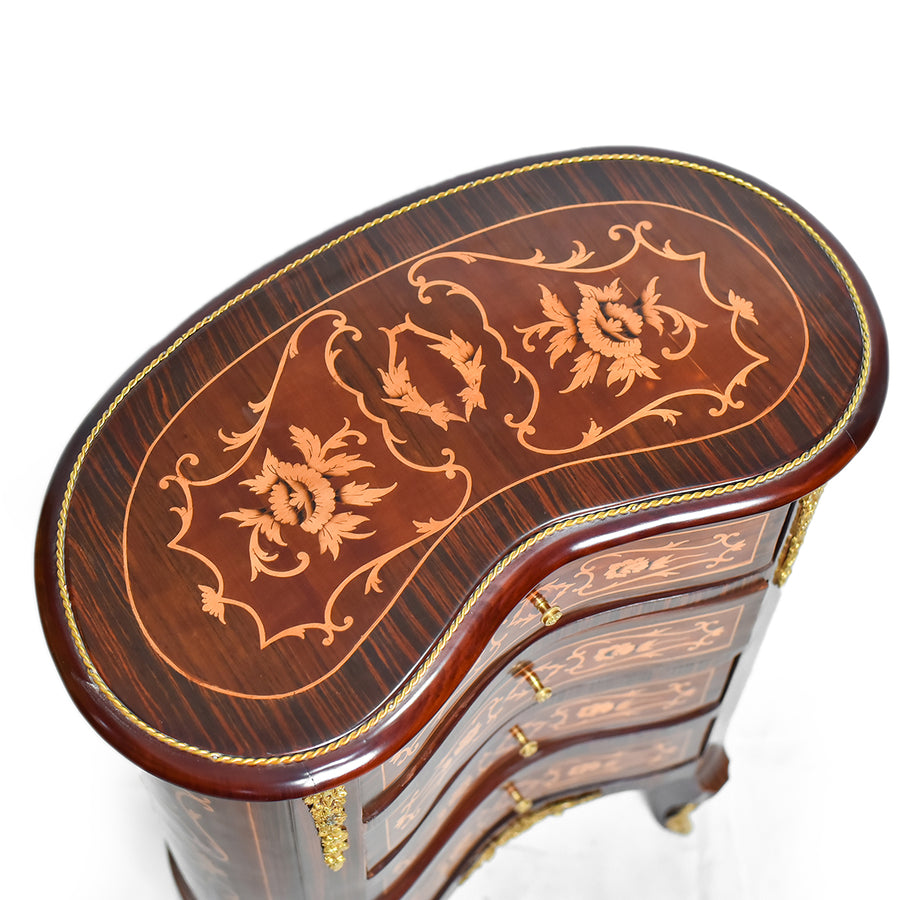 Louis Style kidney side commode