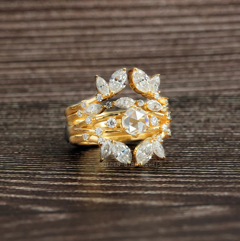 Cocktail Ring In Yellow Gold For Bride
