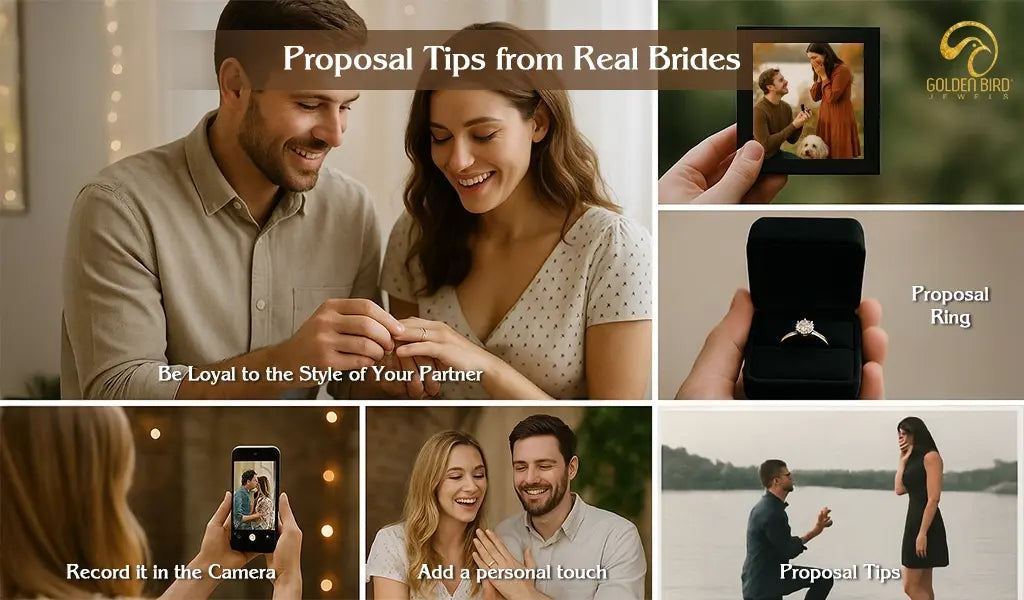 Moissanite engagement rings with tips from real brides