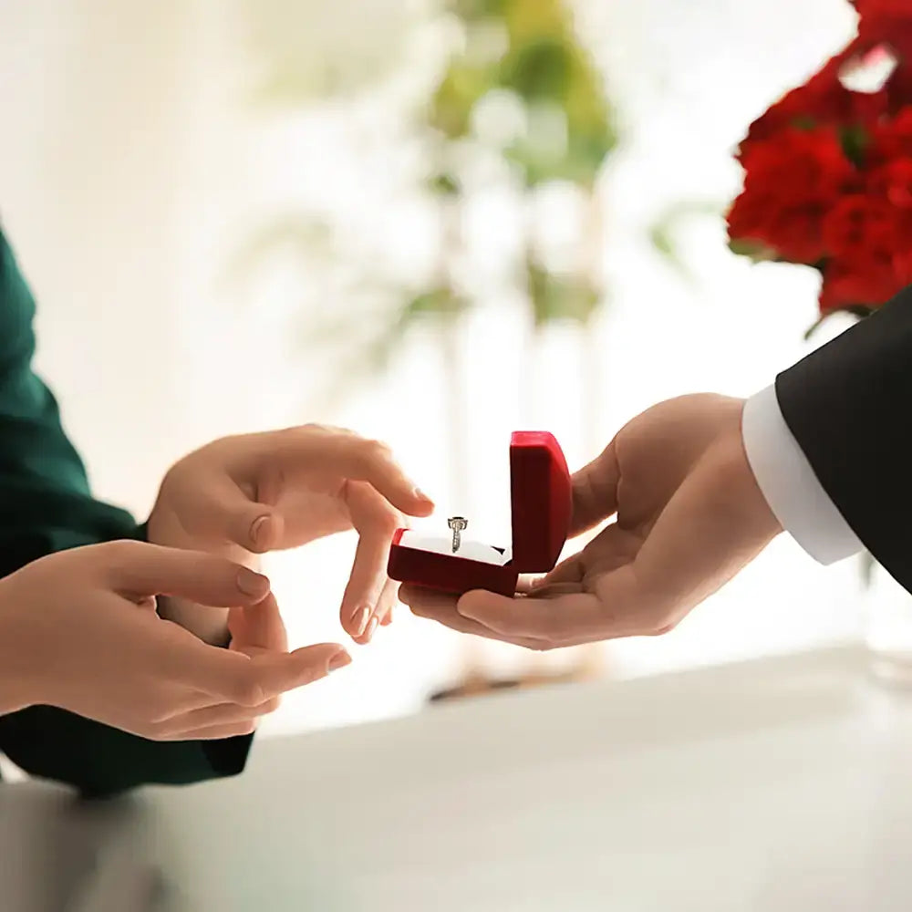 Wedding status ring to be exchanged