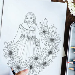 Black Girl Magic Coloring Book Vol. 2: Botanical Beauties Dorothy Gilbert